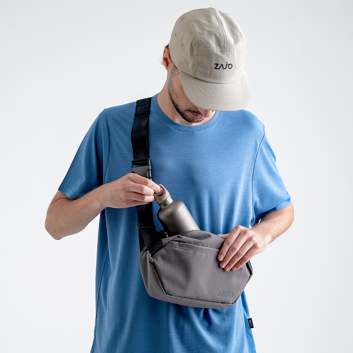 Monda Crossbody Bag — Falcon Grey