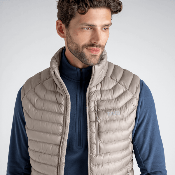 Nubaro Men's Insulated Vest — Thyme Green
