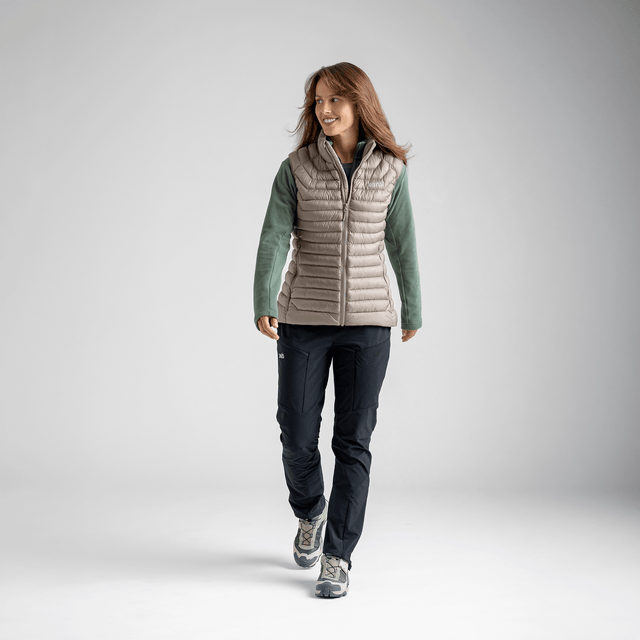 Nubaro Women's Insulated Vest — Golden Brown