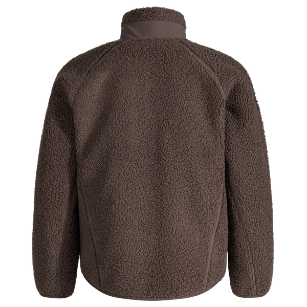 Palpo Kid's Pile Fleece Jacket — Cocoa Brown