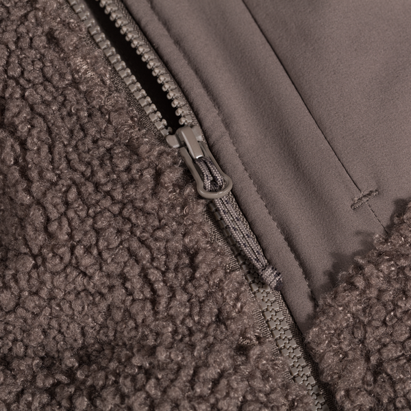 Palpo Kid's Pile Fleece Jacket — Cocoa Brown