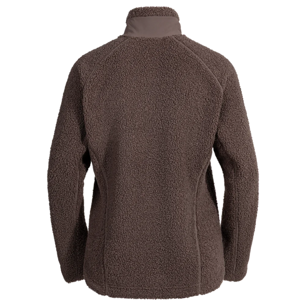 Palpo Women's Pile Fleece Jacket — Cocoa Brown