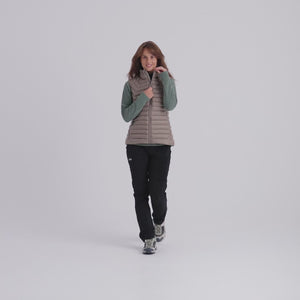 Nubaro Women's Insulated Vest — Golden Brown