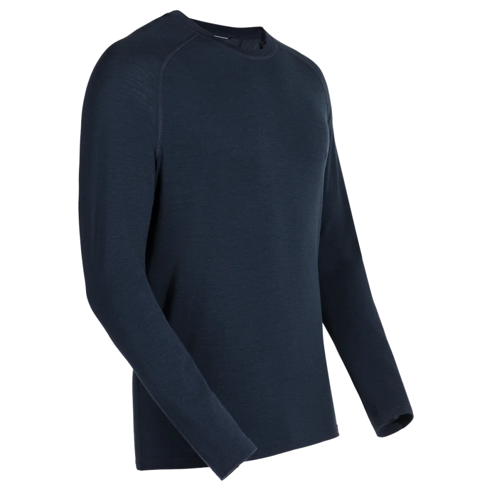 Senti Men's Merino Longsleeve — Dark Navy