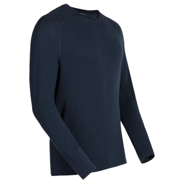 Senti Men's Merino Longsleeve — Dark Navy