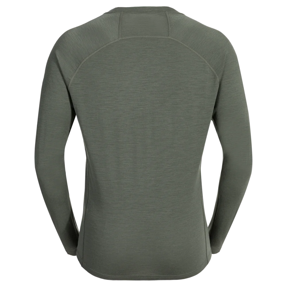 Senti Men's Merino Longsleeve — Thyme Green