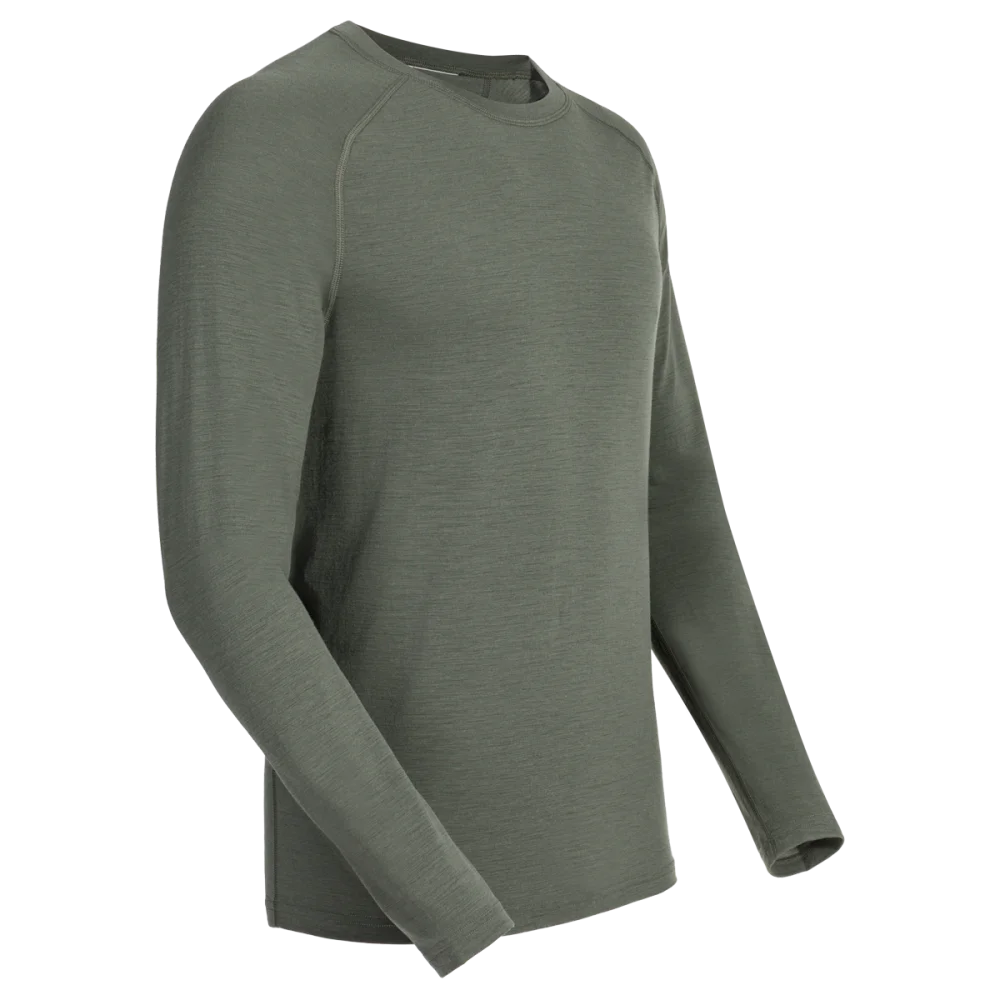Senti Men's Merino Longsleeve — Thyme Green