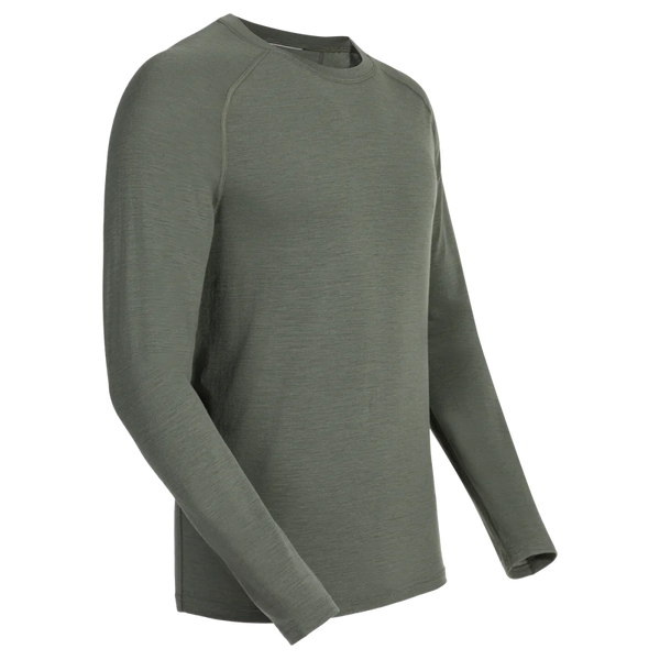 Senti Men's Merino Longsleeve — Thyme Green