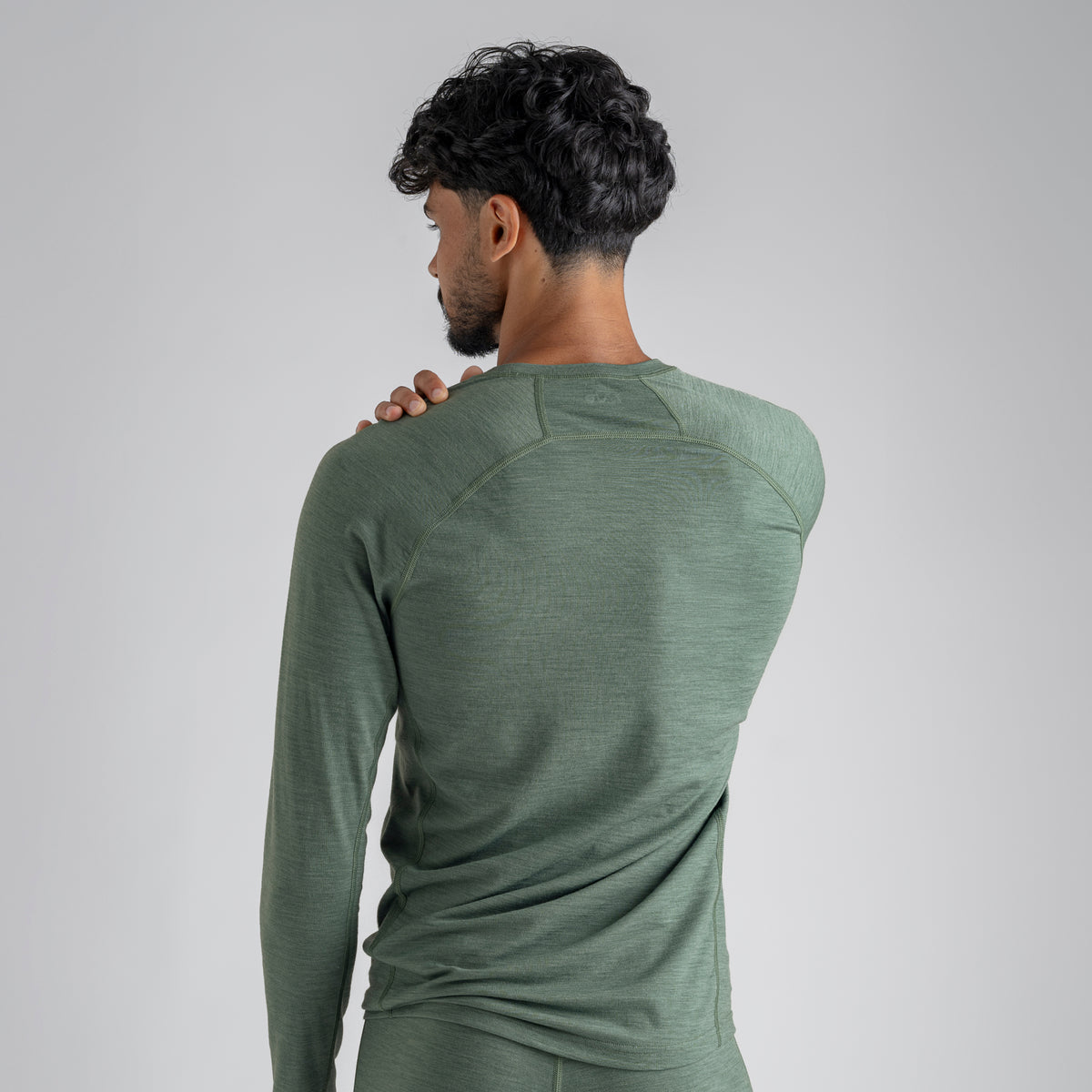Senti Men's Merino Longsleeve — Dove Grey