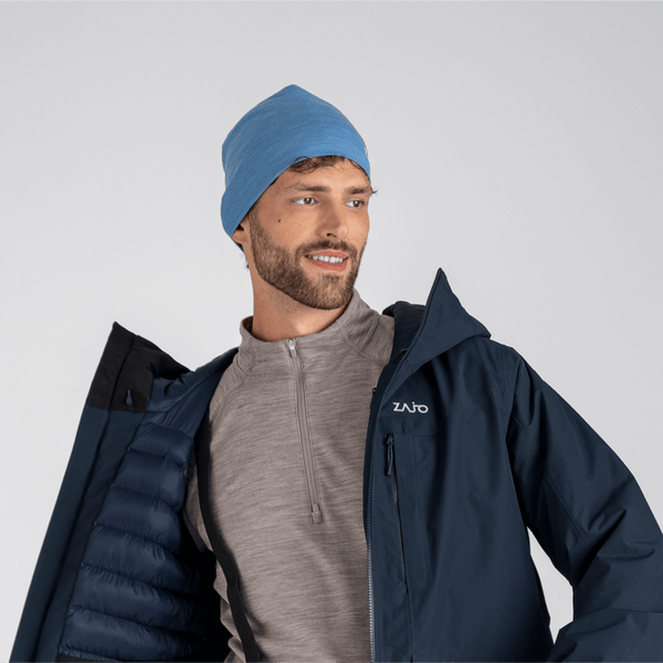 Senti Merino Beanie — Dark Navy