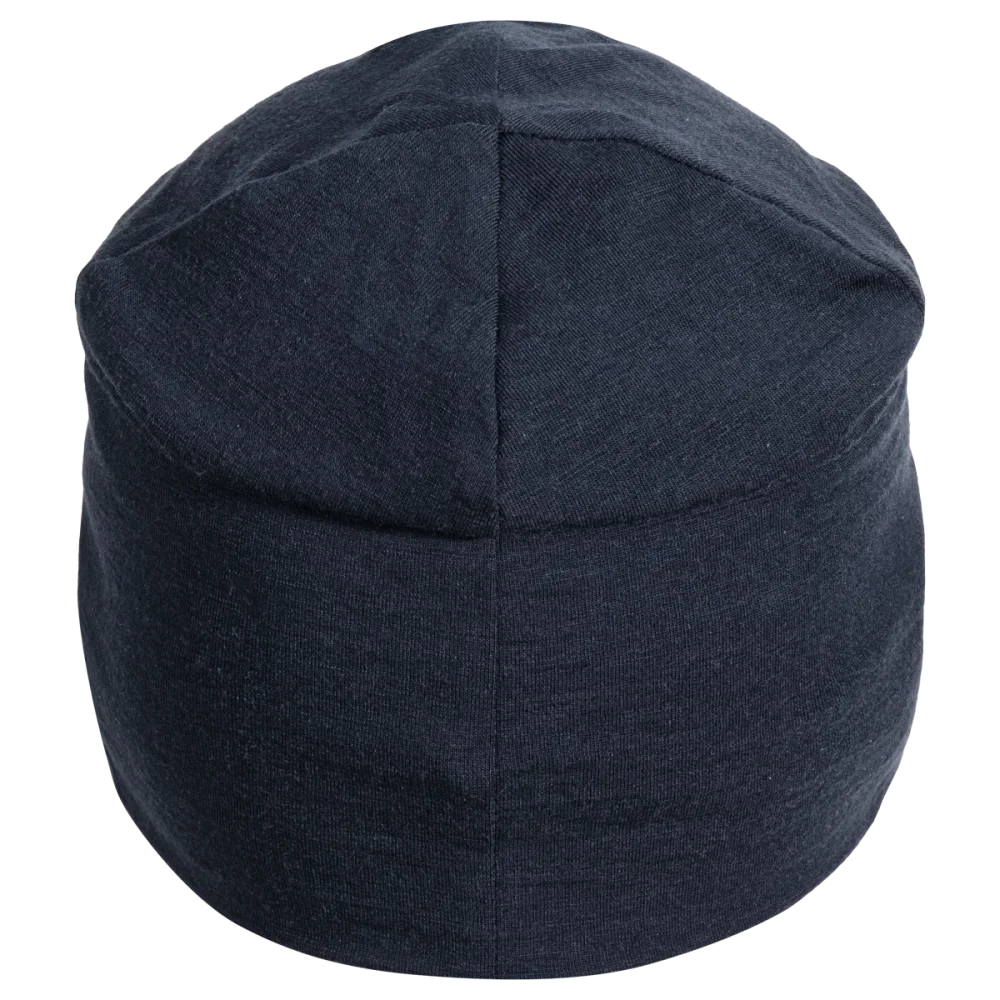 Senti Merino Beanie — Dark Navy