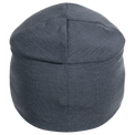 Senti Merino Beanie — Grey Navy
