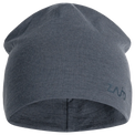 Senti Merino Beanie — Grey Navy
