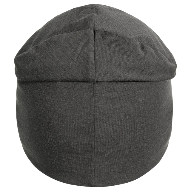 Senti Merino Beanie — Black Olive