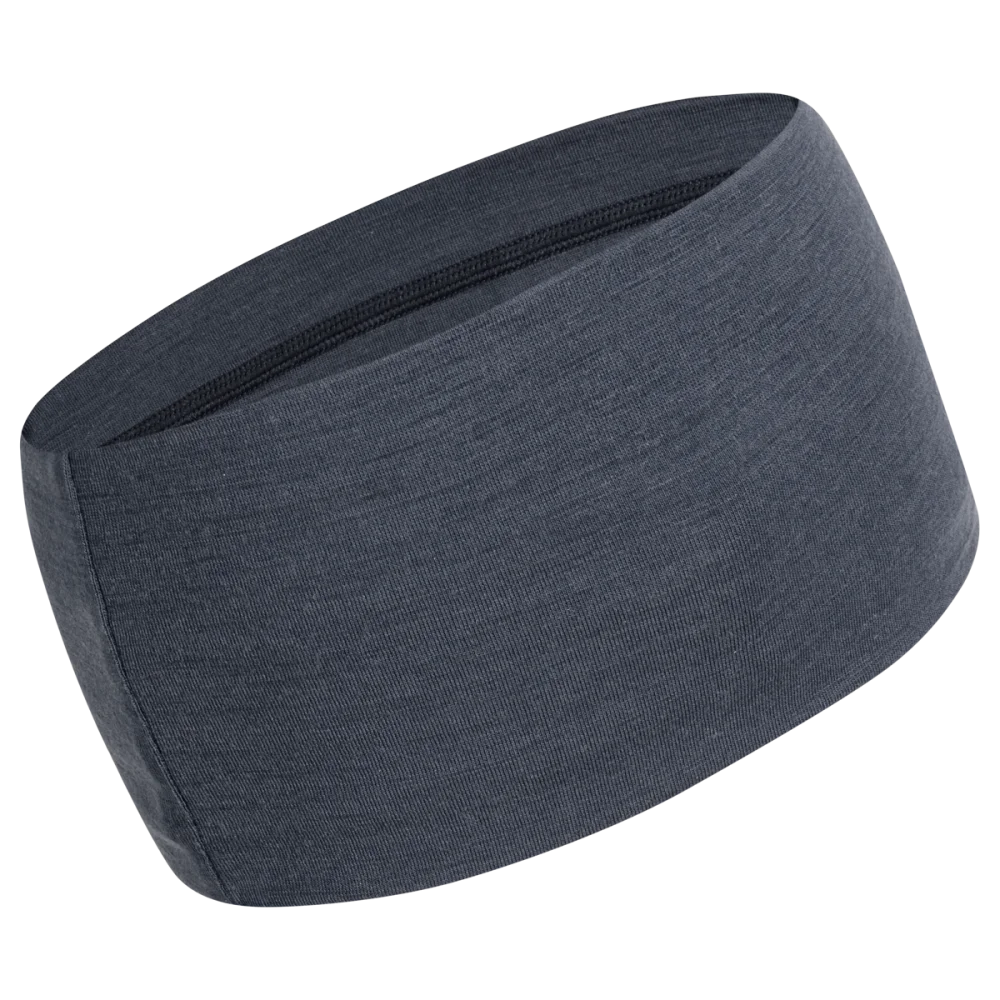 Senti Merino Headband — Grey Navy