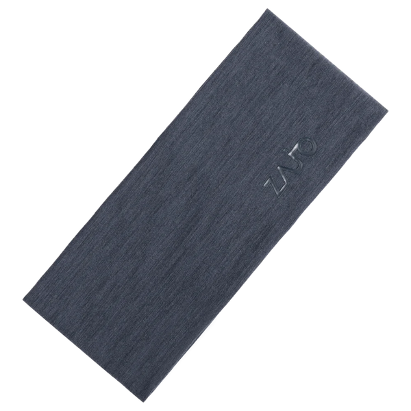 Senti Merino Headband — Grey Navy