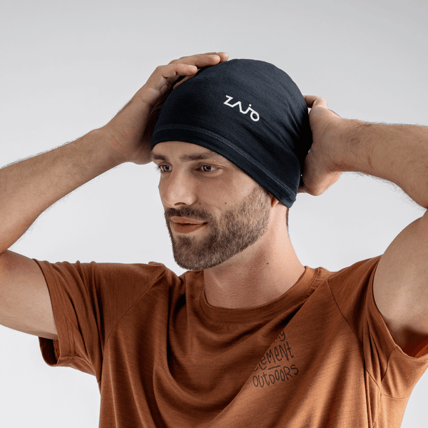 Senti Merino Neckwarmer — Decadent Red
