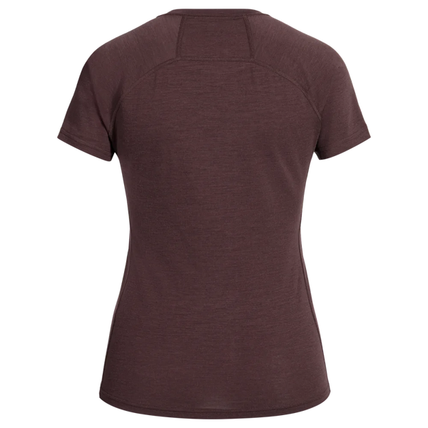 Senti Women's Merino T-shirt — Decadent Red