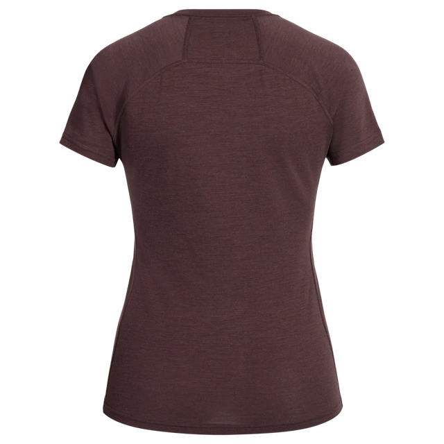 Senti Women's Merino T-shirt — Decadent Red
