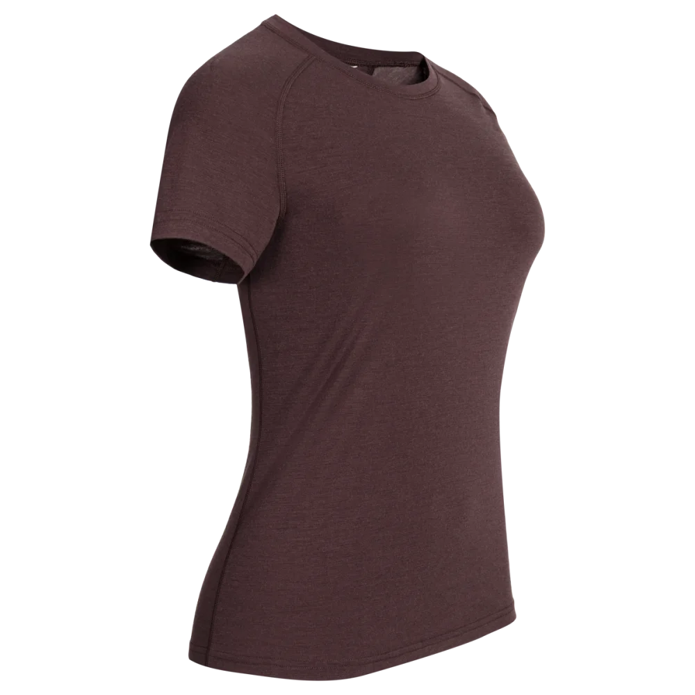 Senti Women's Merino T-shirt — Decadent Red