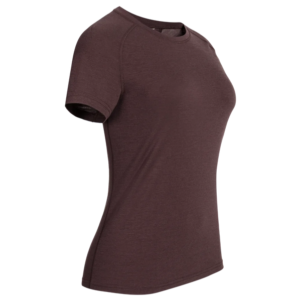 Senti Women's Merino T-shirt — Decadent Red